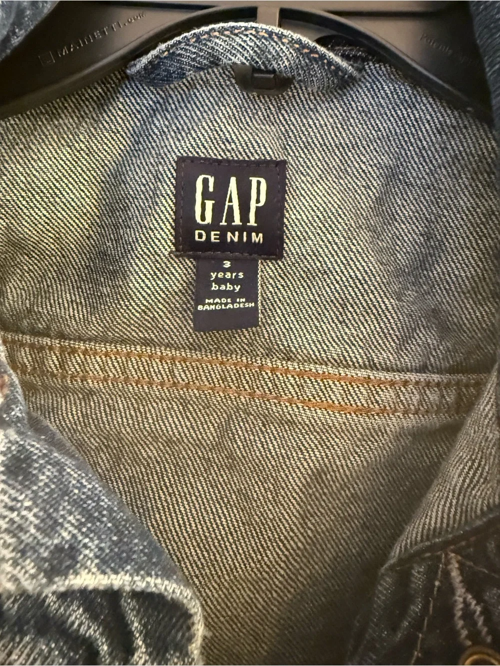 GAP Kids— Dark Indigo Denim Jacket- Size 3 Years